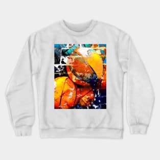 Basketball art print 113 swoosh - basketball artwork Crewneck Sweatshirt